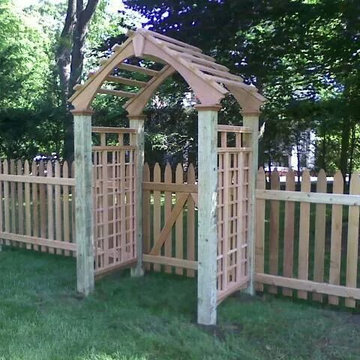 Custom Cedar Arbor