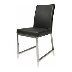 Niero Armless Chair Black - Furniture