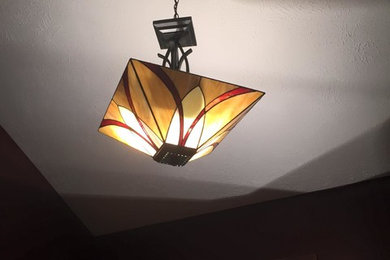Small eclectic home design photo in Other