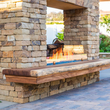 "See-through" Fireplace
