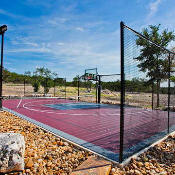 Bulverde Natural Pool/Spa/Outdoor Living/Sport Court
