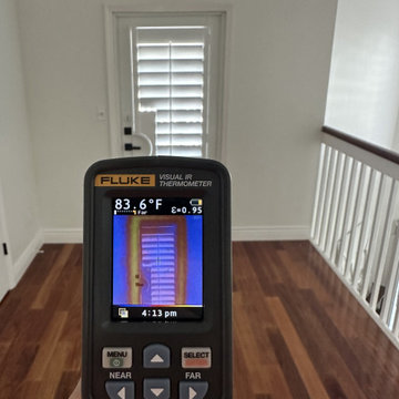 Real Wood Shutters vs. Bare Windows — Infrared Heat Test, Palm Beach FL