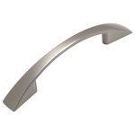 Cosmas - Cosmas 3&rdquo; CTC (76mm) Satin Nickel Modern Arch Cabinet Pull - 3" Hole Centers