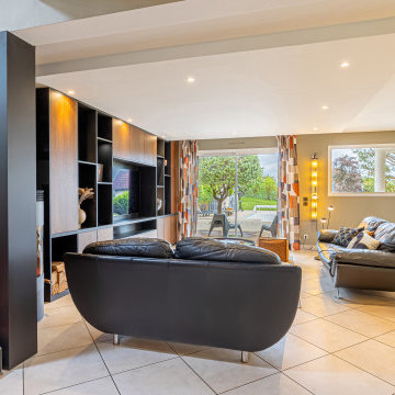 Rénovation de la pièce de vie d'une maison