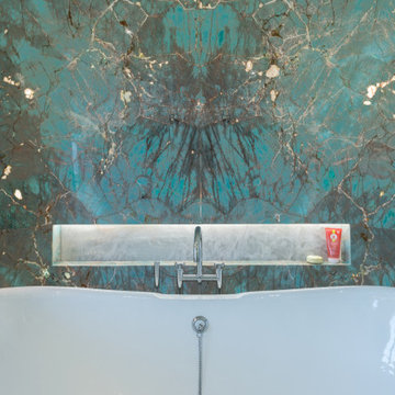 Salle de bain en marbre Amazonite