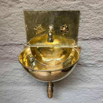 Oxidized Wall-Mounted Bathroom Sink