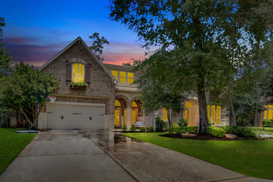 Example of a classic exterior home design in Houston