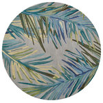 KAS - KAS Sparta 3156 Montego Organic/Abstract Rug, Gray/Blue, 5'6"x5'6" Round - The area rugs in the Sparta collection are an exclusive line of hand-tufted rugs featuring the antique-inspired look of vegetable-dye colors. These rugs are hand-tufted of 100% high-density fine wool. The combination of vivid colors, classic and trendy designs, and the antique finish, give the area rugs of the KS Sparta collection unique characteristics. Select the colors and design that compliments your home from a range of sizes in runners, round or rectangular.