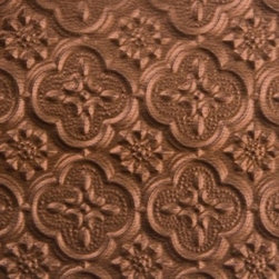 WC 20 Faux Tin - Backsplash Roll - (PVC) - 1 1/4 " Pattern - Copper - Wallpaper