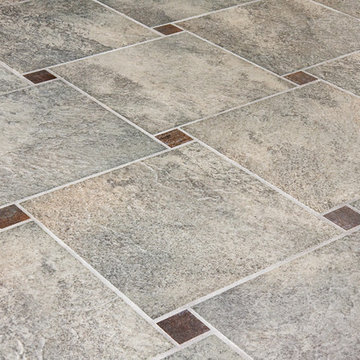 Pinwheel Porch with Shluter metal tile edges