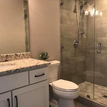 Contemporary Kitchen and Bathroom Remodel