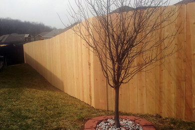 Treated Wood Privacy Fence