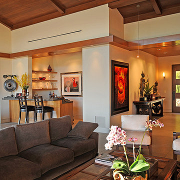 Contemporary Custom Home with Asian Influence