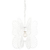 Varaluz 330P01 Monarch Butterfly 15"W Decorative Single Pendant - White