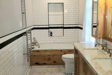 Inspiration for a victorian bathroom remodel in Boston