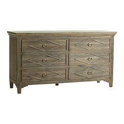 SIX DRAWER DIRECTOIRE DRESSER - Dressers