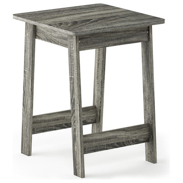 Furinno Beginning End Table, French Oak Gray