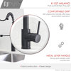 STYLISH Pull Down Kitchen Faucet  K-107N Matte Black