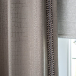 Turquoise Lattice and Custom Drapery Trim - Products