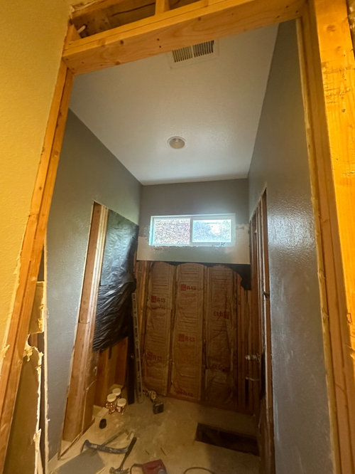 Rain Shower head Placement?