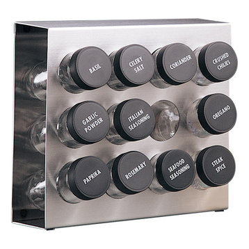 Countertop Spice Rack, Stainless Steel