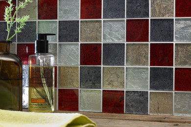 Essence Glass Mosaic Tiles Kitchen Splashback - Walls and Floors
