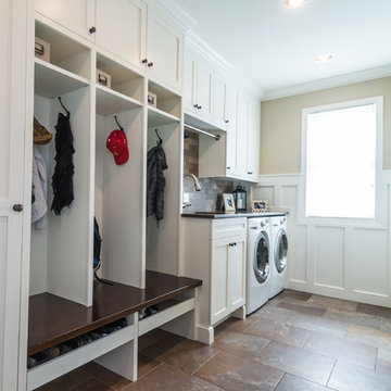 Linda's Mudroom + Laundry Room