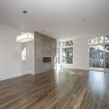 Organik Charm Hardwood Flooring - Living Room