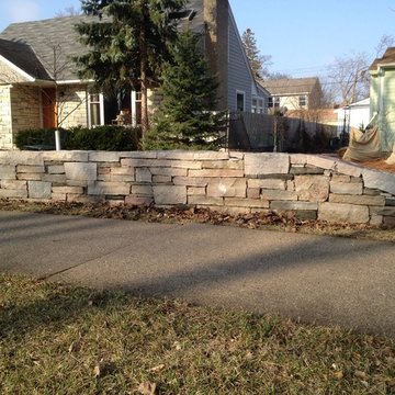Stone Retaining Walls and Sitting Walls
