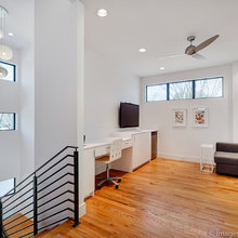 escritorio y family room