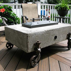 Fire Pit with CROSSFIRE&trade; Brass Burner - Fire Pits