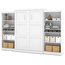 Bestar Pur By Bestar 136 Queen Wall Bed Kit, White