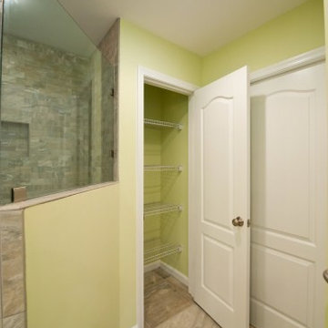 Contemporary Vienna, Virginia Bath Touts Stylish Free Standing Tub