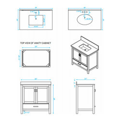 36" Vanity - Sheffield - Bathroom Vanities And Sink Consoles