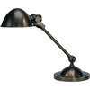 Robert Abbey Alvin Table Lamp, Deep Patina Bronze