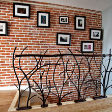 picture hanging rail on brick