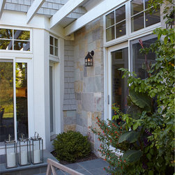 North Shore Chicago Shingle Style Home - Outdoor Wall Lights And Sconces