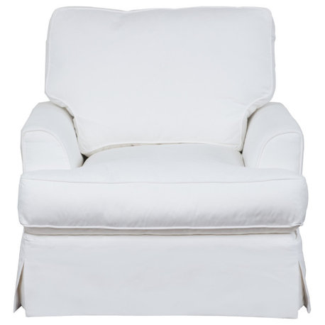 Ariana Slipcovered Chair | Stain Resistant Performance Fabric | White