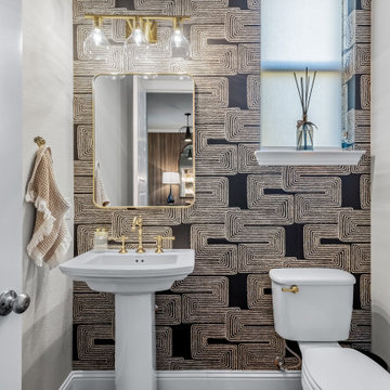 Builder Basic Becomes Transitional Dream Home