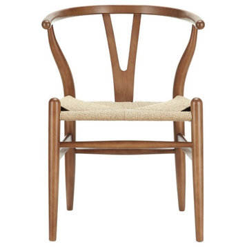 Woodcord Solid Wood Dining Chair, Walnut