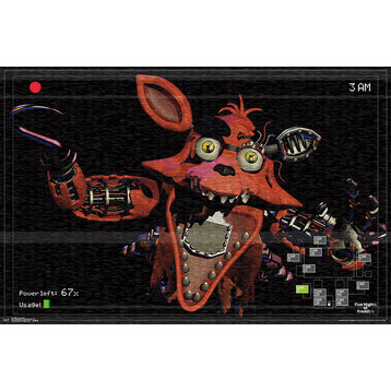 Five Nights At Freddy's Foxy Camera Poster, Premium Unframed