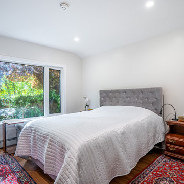 Primary Bedroom with New Windows and Recessed Ceiling Lighting – Kerrisdale Vanc