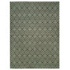 Endura Double-Sided Flatweave Rug, Light Blue and Brown, 2'x3'