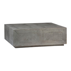rectangle wood block coffee table