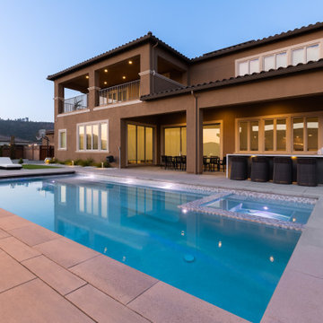 Sophisticated Outdoor Retreat with Custom Pool & Spa