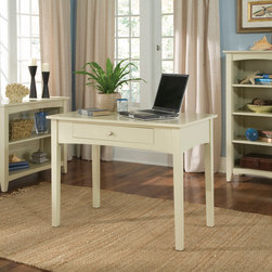 Beach Office with Shaker Cottage Style Desk and Bookshelves in Sand Finish - Products