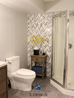 What to do with empty bathroom wall?