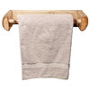 Montana Woodworks Glacier Country Transitional Wood Towel Rack in Brown