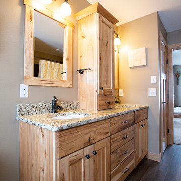 Rustic Hickory Kitchen Cabinets