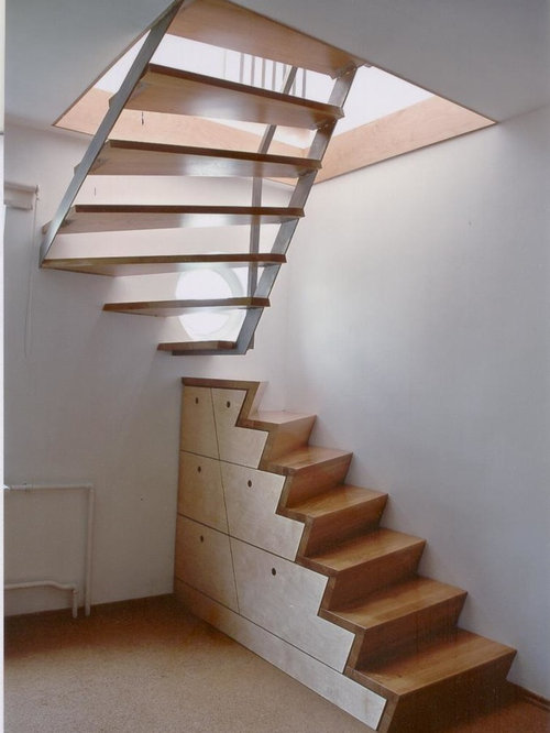 Small Curved Staircase Design Ideas, Renovations & Photos